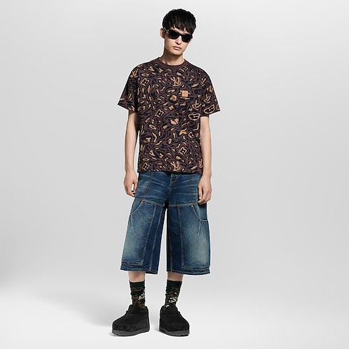 Jacquard T-Shirt in Men's Ready-to-Wear T-shirts and Polos collections by Louis Vuitton (Product zoom)