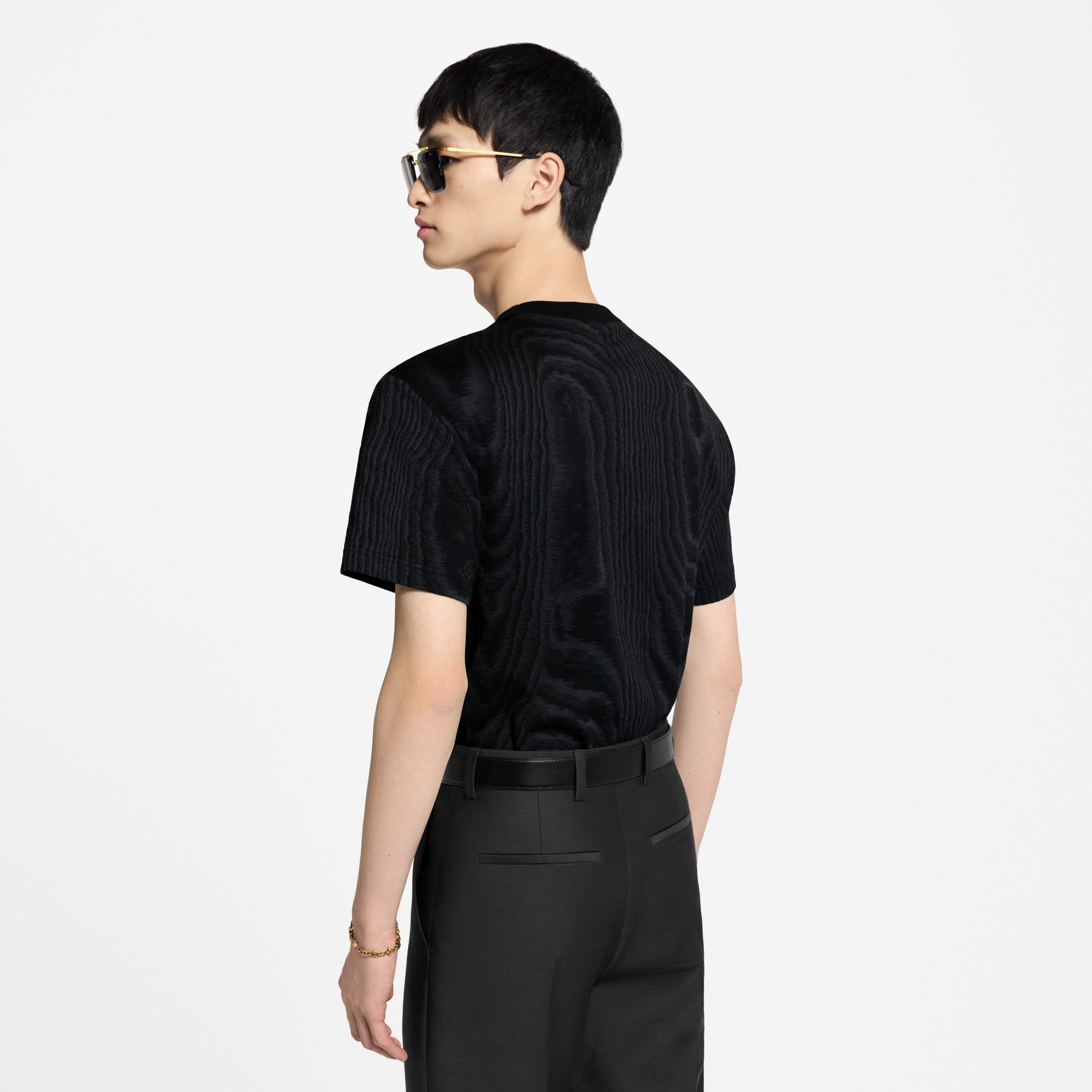 Jersey Jacquard T-Shirt  in Men
