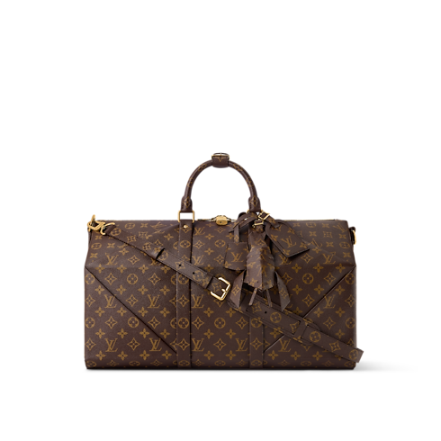 Keepall 50 Autres Cuirs Monogram in Men's Travel Rolling Luggage collections by Louis Vuitton (Product zoom)