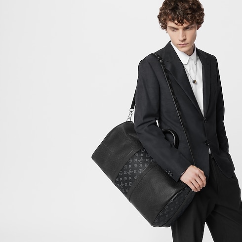 Keepall 50 Bandoulière Taigarama in Bags and Small Leather Goods's Men Bags LV Icons collections by Louis Vuitton (Product zoom)