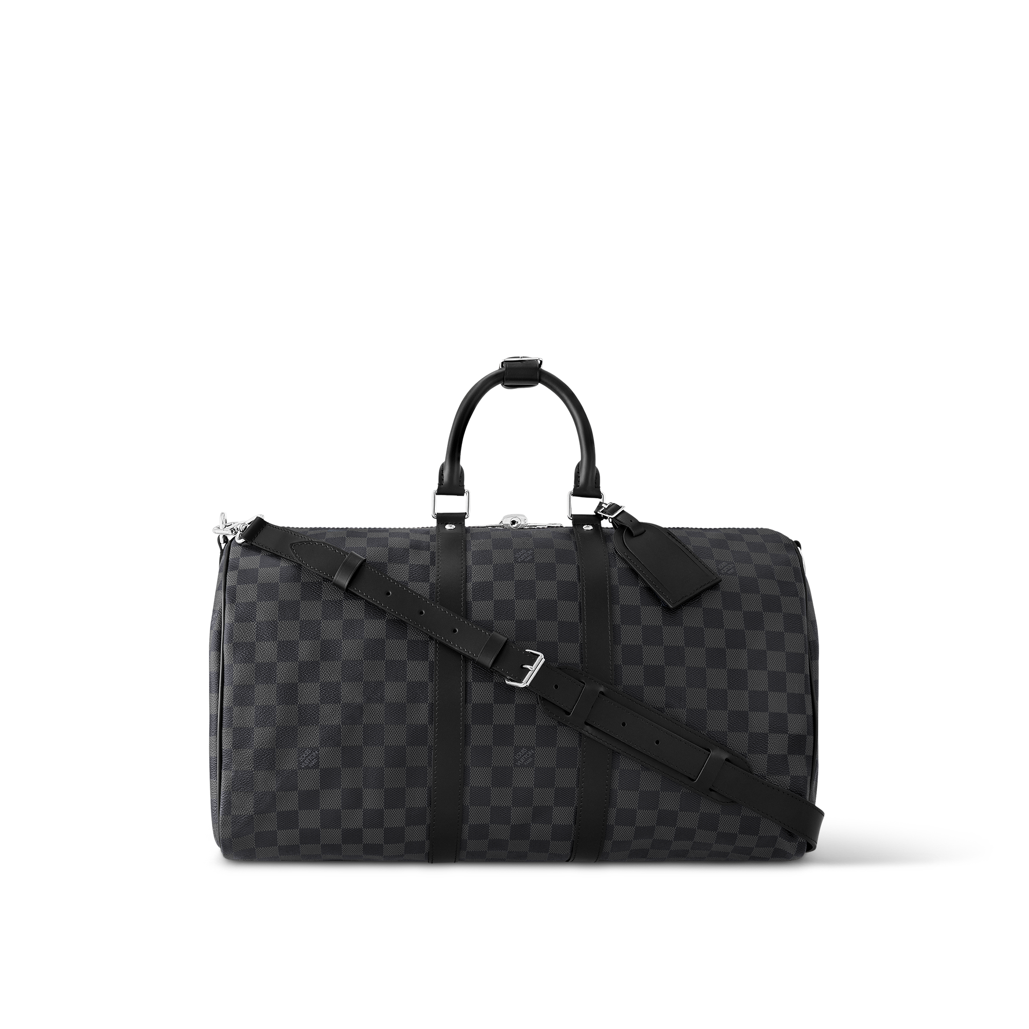 Keepall Bandoulière 45 Damier Graphite Canvas in Men