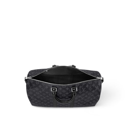 Keepall Bandoulière 45 Mon Monogram Monogram Eclipse in Gifts's Personalisation Travel Personalisation collections by Louis Vuitton (Product zoom)