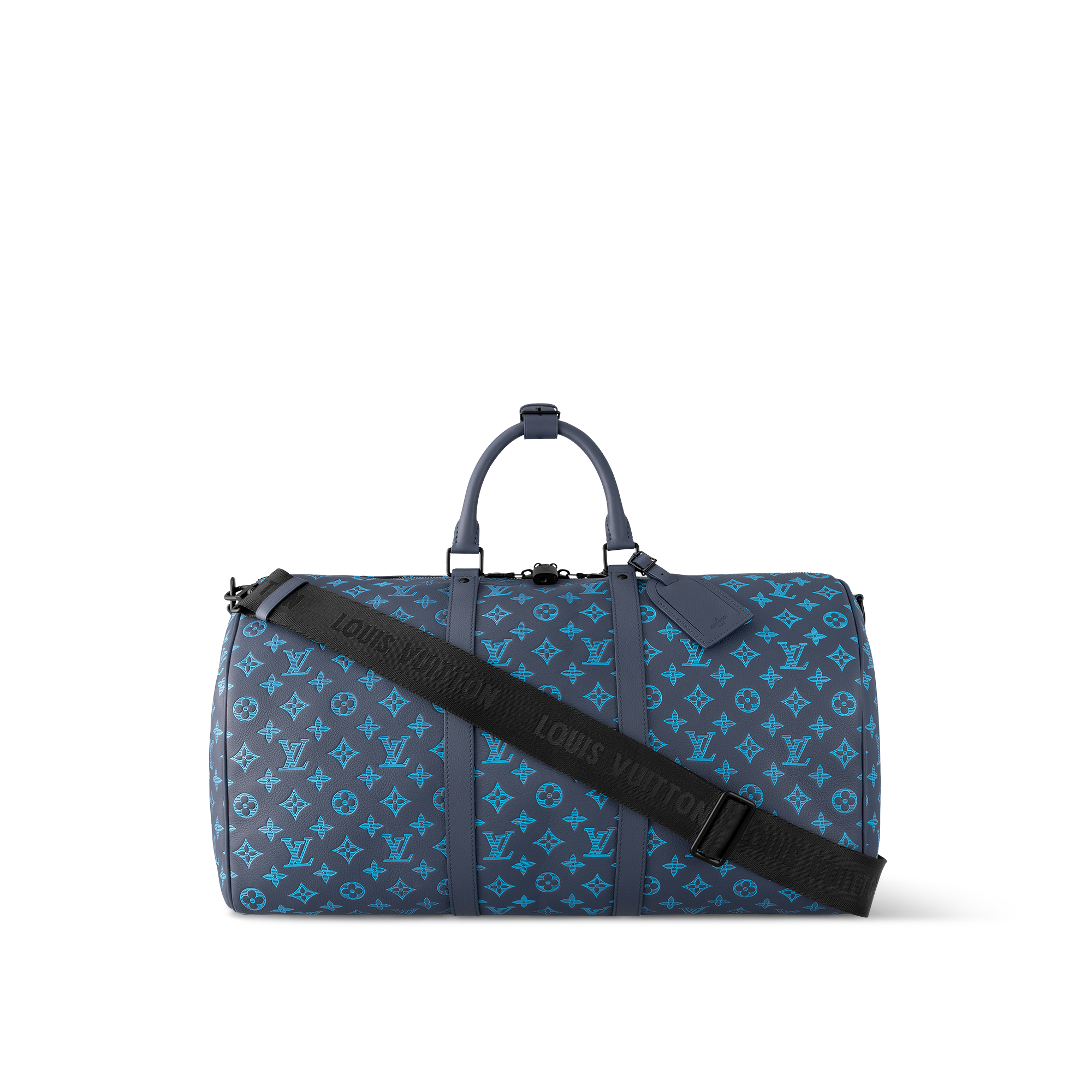 Keepall Bandoulière 50  Monogram Shadow Leather in Men