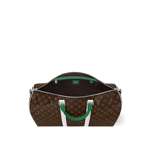 Keepall Bandoulière 50 Monogram Macassar in Bags and Small Leather Goods's Men Bags LV Icons collections by Louis Vuitton (Product zoom)