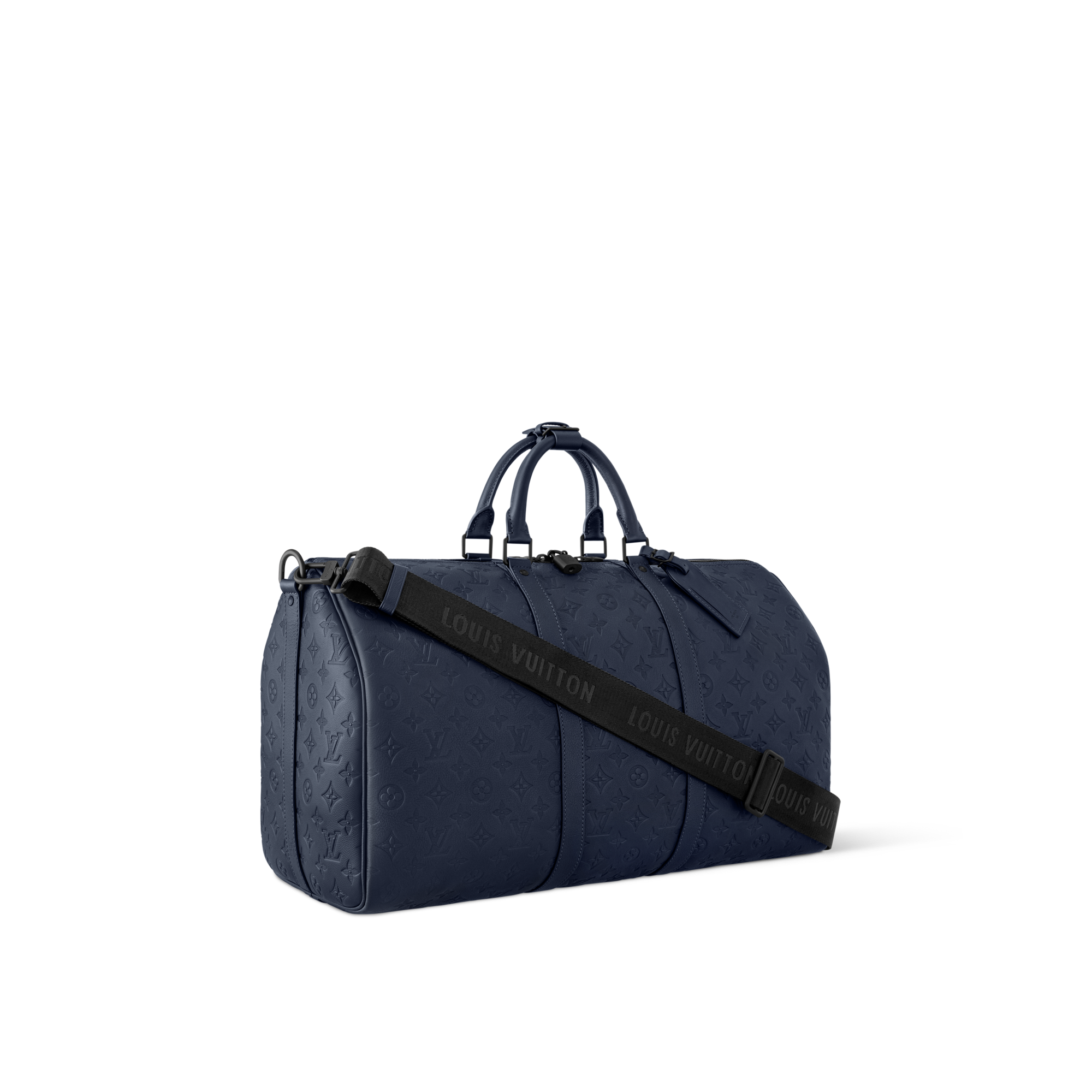 Keepall Bandoulière 50 Monogram Shadow in Bags and Small Leather Goods