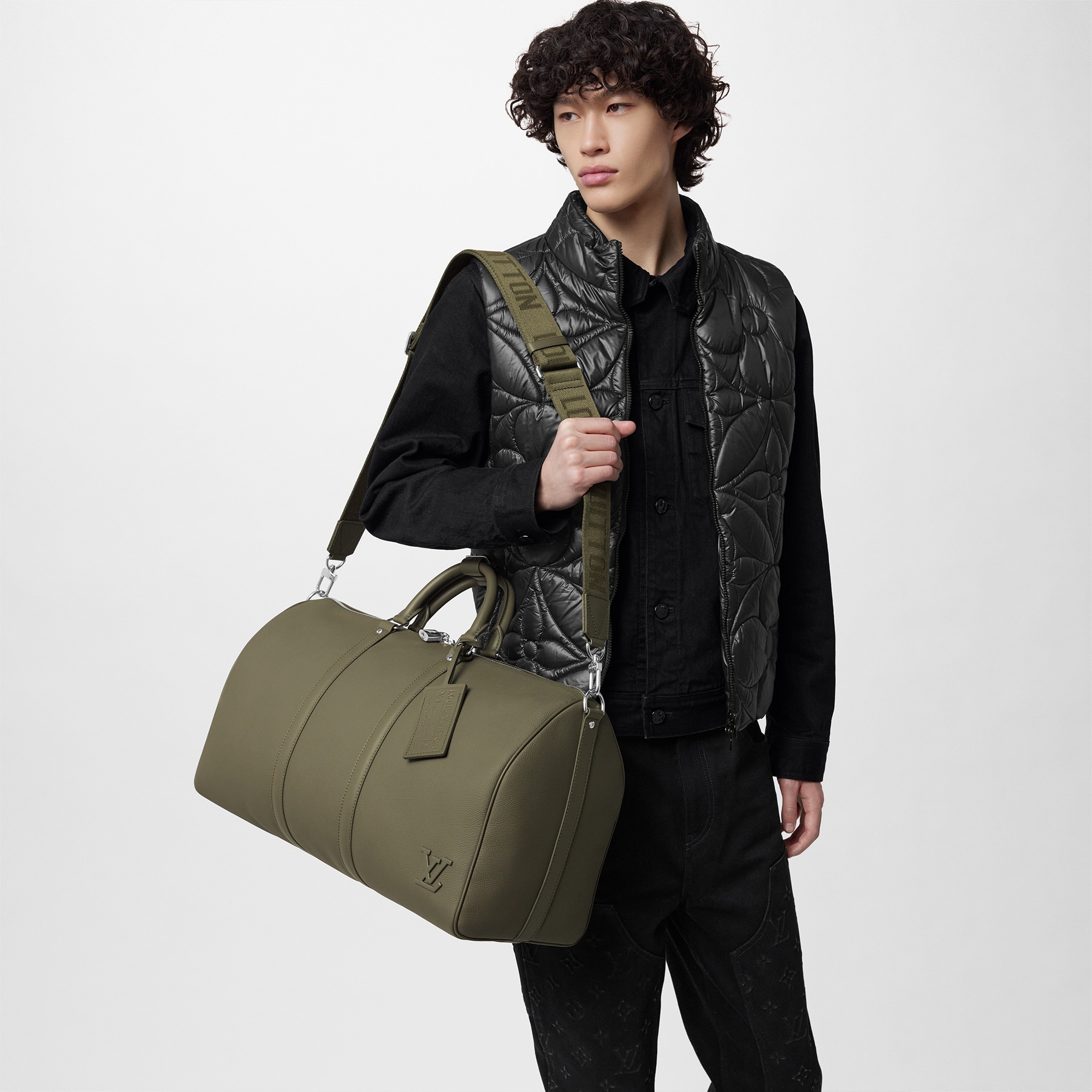 Keepall Bandoulière 50 LV Aerogram in Men
