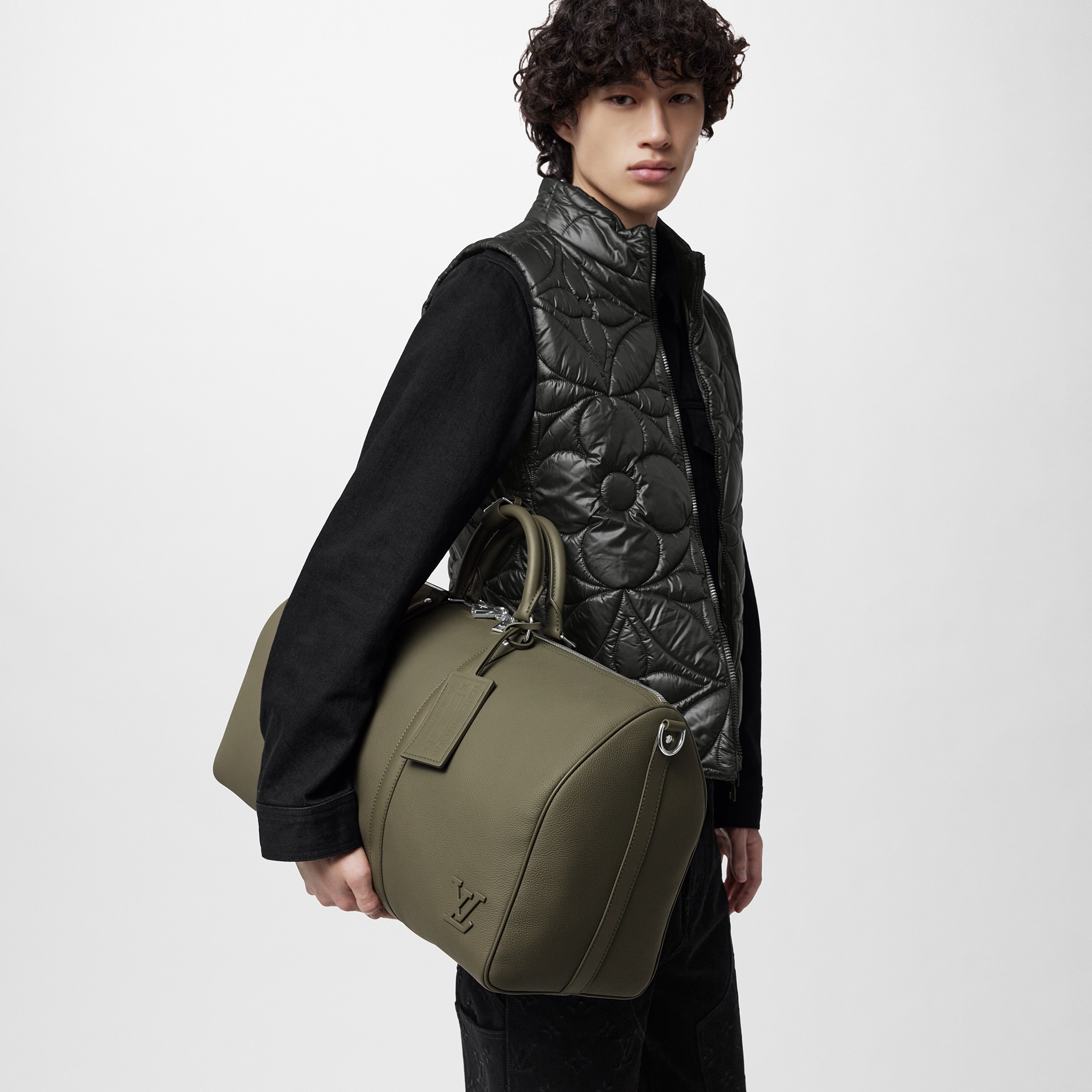 Keepall Bandoulière 50 LV Aerogram in Men