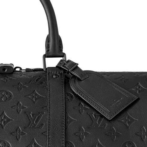 Keepall Bandoulière 50 Monogram Shadow Leather in Men's Discontinued Product Obs 11 collections by Louis Vuitton (Product zoom)