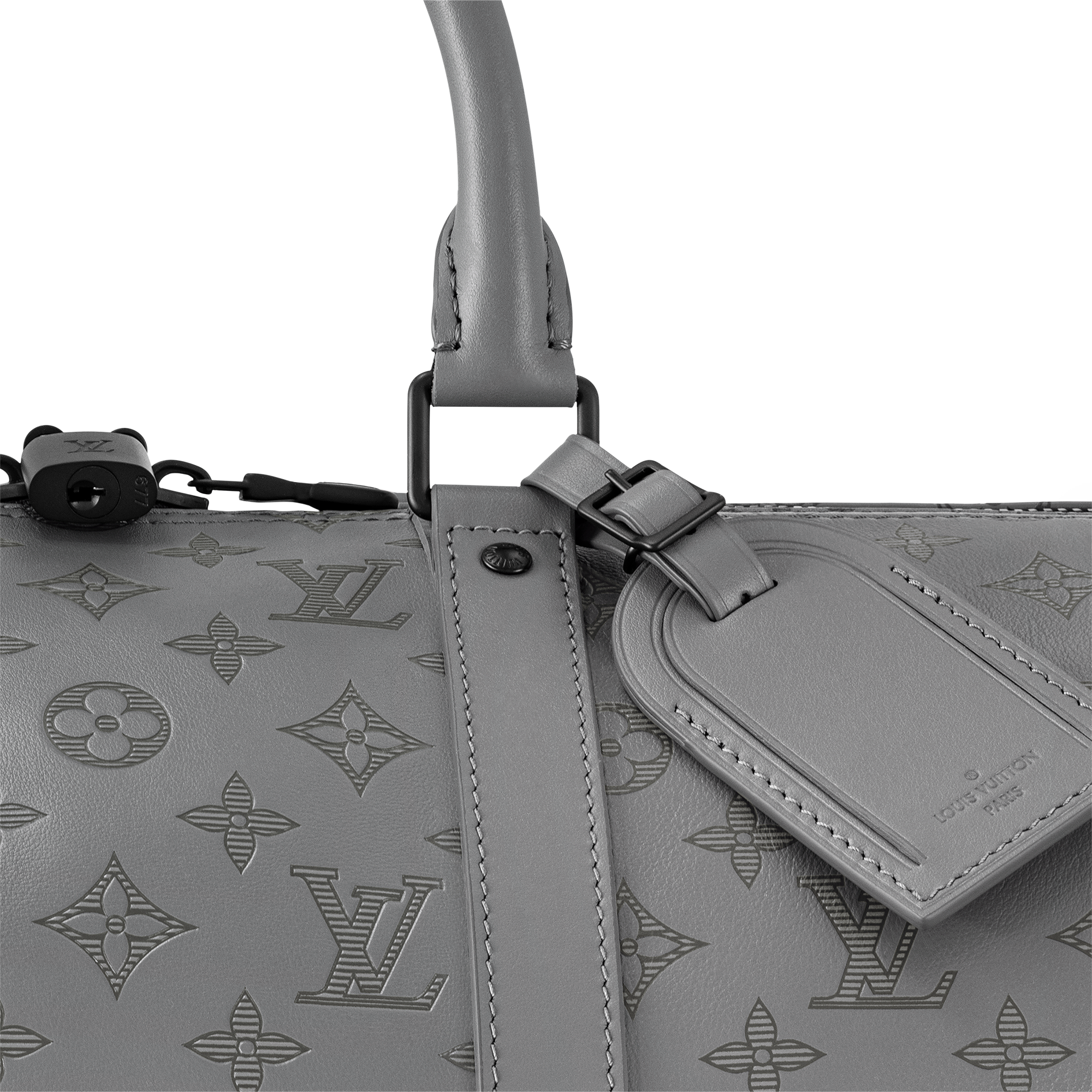 Keepall Bandoulière 50 Monogram Shadow Leather in Men