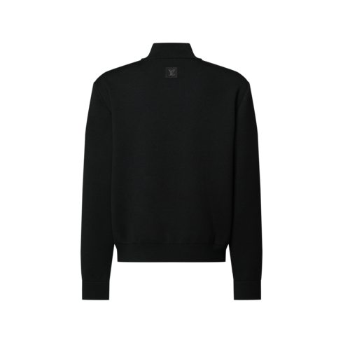 Knit Blouson With Leather Bands in Men's Ready-to-Wear All Ready-to-Wear collections by Louis Vuitton (Product zoom)