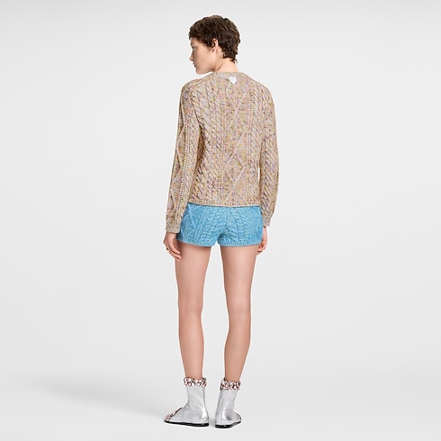 Knitted Flower Front Pullover in Women's Ready-to-Wear Knitwear collections by Louis Vuitton (Product zoom)