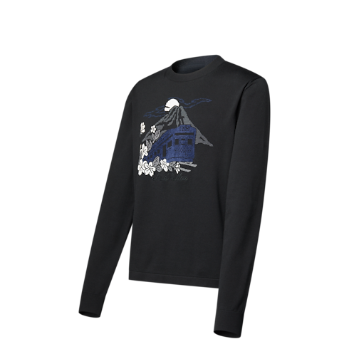 Knitted Long-Sleeved Crewneck in Men's Ready-to-Wear All Ready-to-Wear collections by Louis Vuitton (Product zoom)