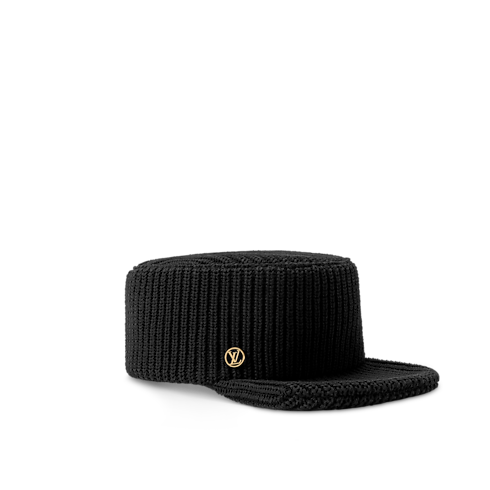 Knitted Squared Cap . in Women's Accessories Hats and Gloves collections by Louis Vuitton (Product zoom)