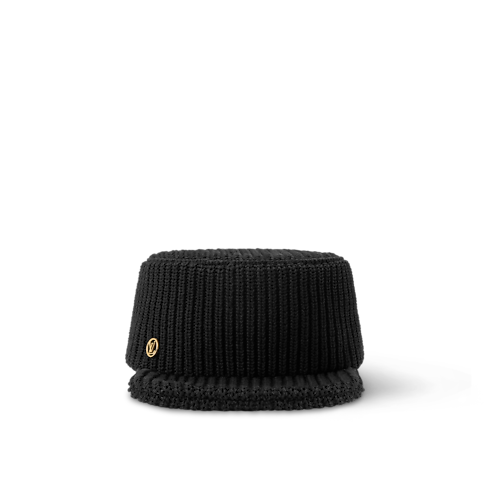 Knitted Squared Cap . in Women's Accessories Hats and Gloves collections by Louis Vuitton (Product zoom)