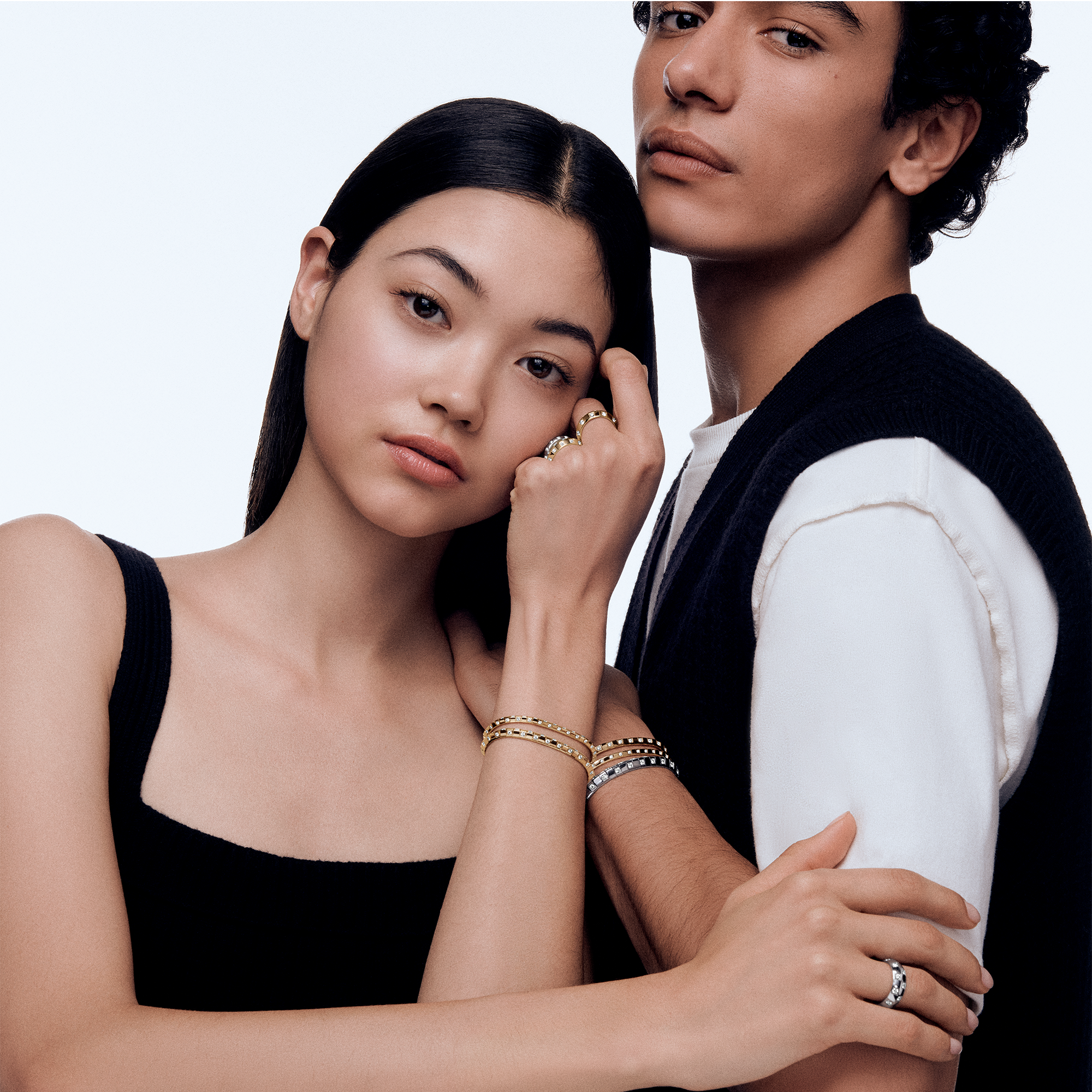 Le Damier de Louis Vuitton Medium Bracelet, Yellow Gold and Diamonds  in Jewellery