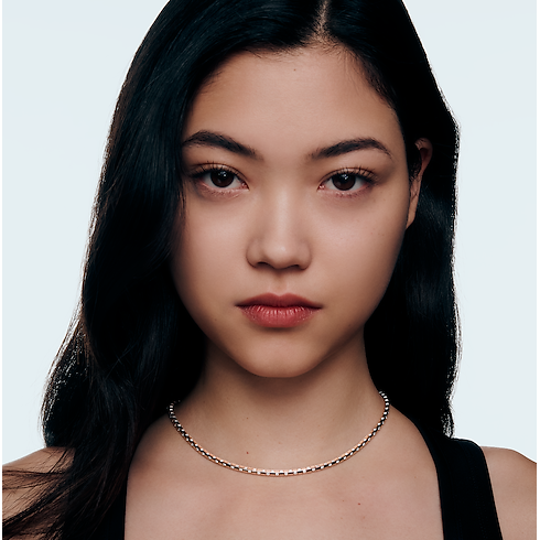 Le Damier de Louis Vuitton Small Necklace, Rose Gold and Diamonds in Jewellery's Categories Necklaces and Pendants collections by Louis Vuitton (Product zoom)