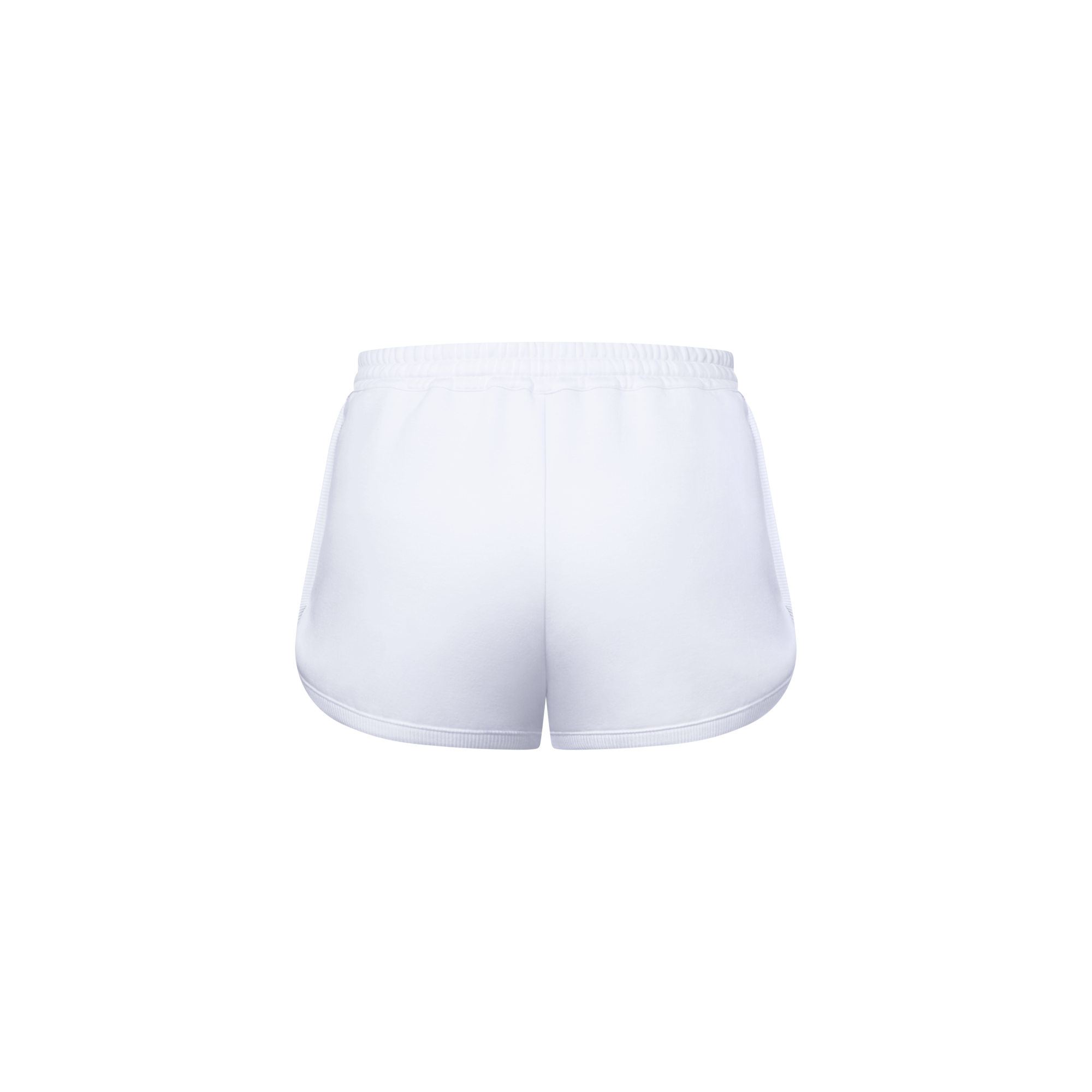Leather Accent Jogging Shorts  in Women