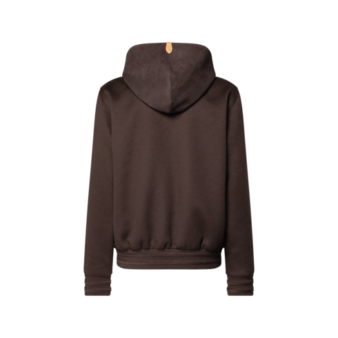 Leather And Cashmere Hooded Blouson in Men's Ready-to-Wear All Ready-to-Wear collections by Louis Vuitton (Product zoom)