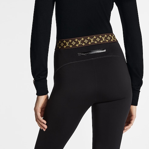 Leggings With Monogram Elastic Belt in Women's Ready-to-Wear Pants collections by Louis Vuitton (Product zoom)