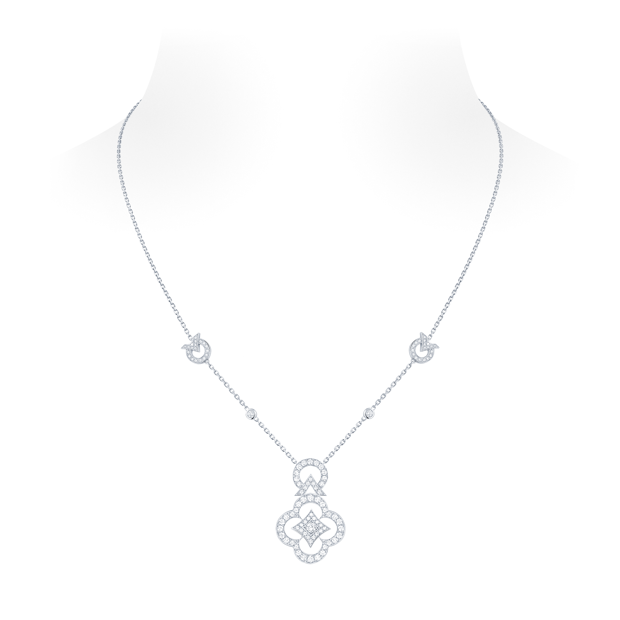 Les Ardentes Sautoir, White Gold And Diamonds  in Jewellery