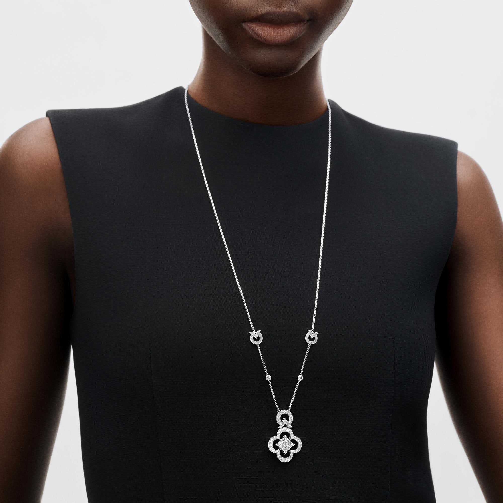 Les Ardentes Sautoir, White Gold And Diamonds  in Jewellery