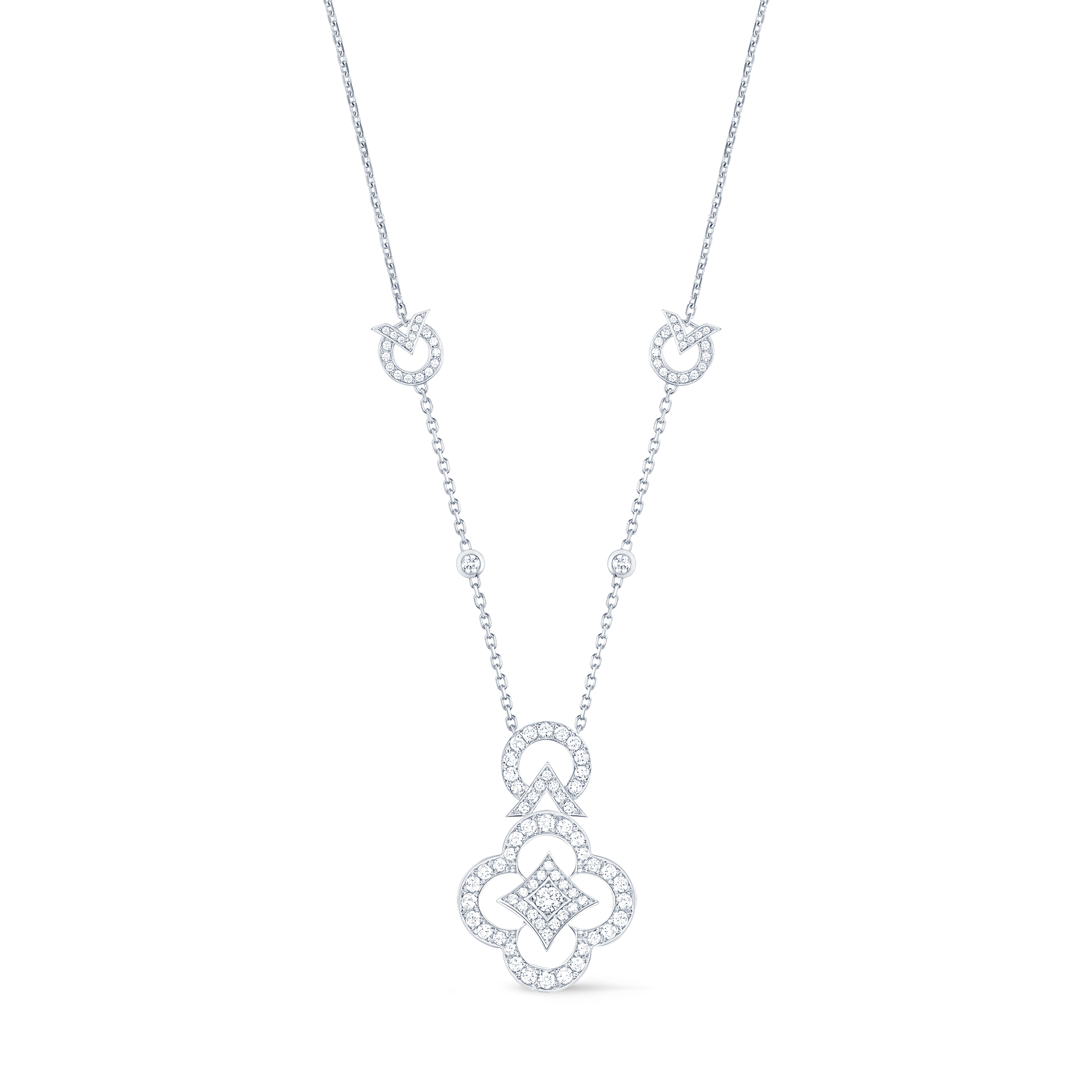 Les Ardentes Sautoir, White Gold And Diamonds  in Jewellery