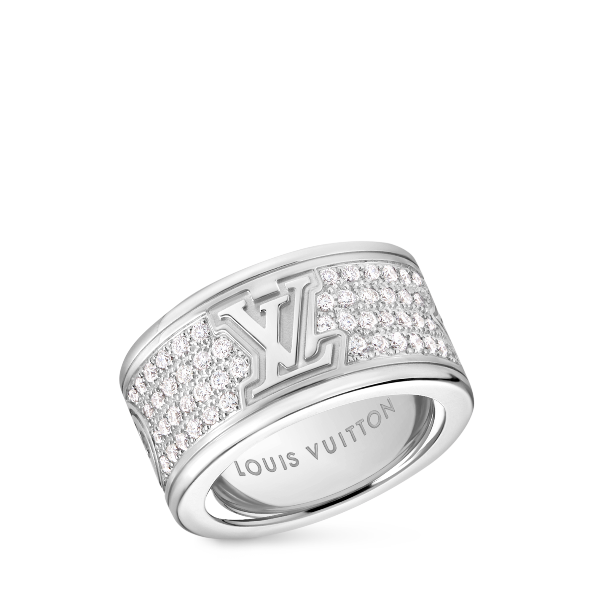 Les Gastons Vuitton Large Ring, White Gold and Diamonds  in Jewellery