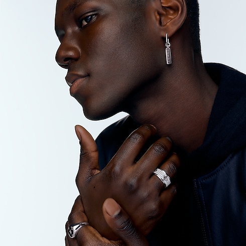 Les Gastons Vuitton Large Ring, White Gold and Diamonds in Jewellery's Categories Rings collections by Louis Vuitton (Product zoom)