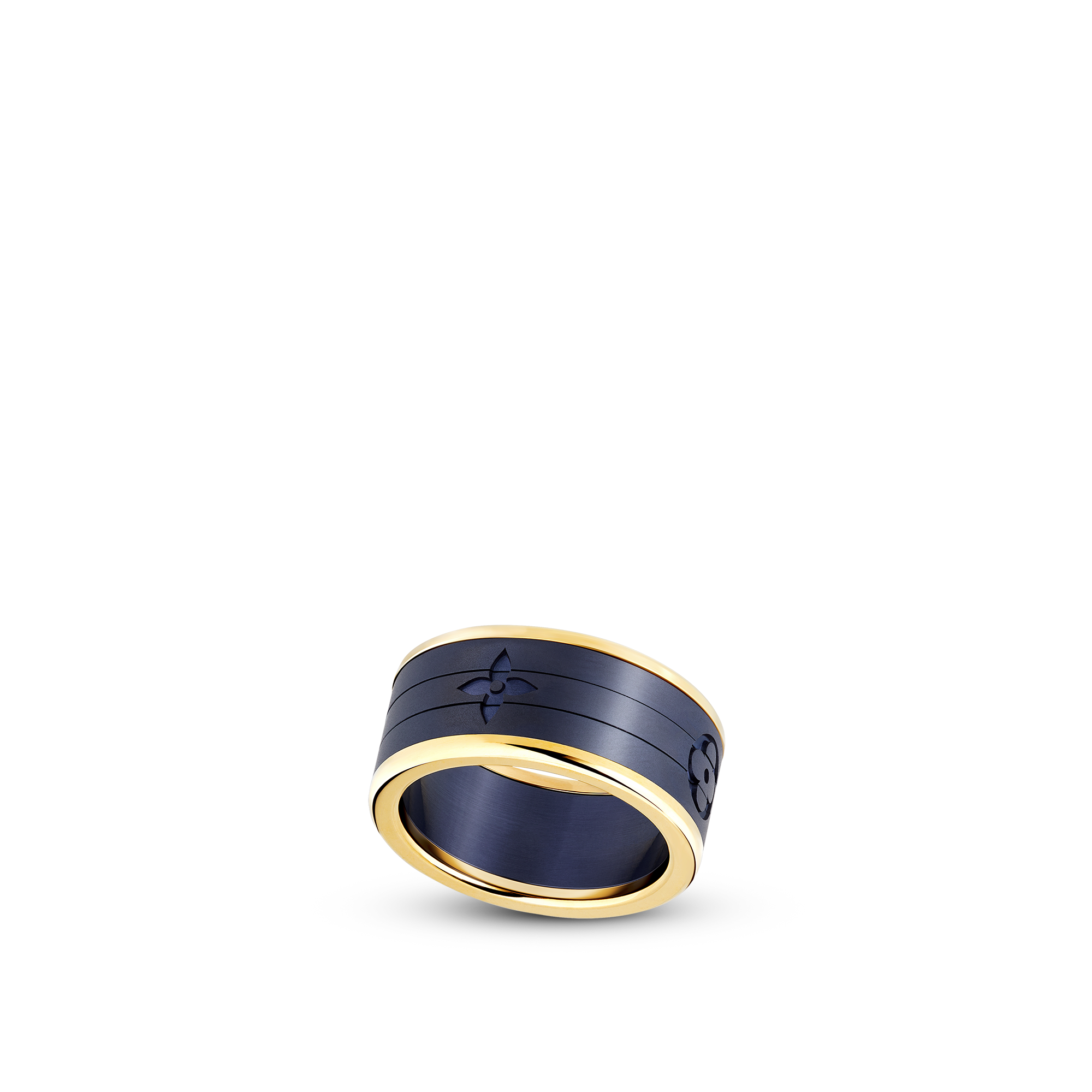 Les Gastons Vuitton Puzzle Ring, Yellow Gold and Titanium  in Jewellery