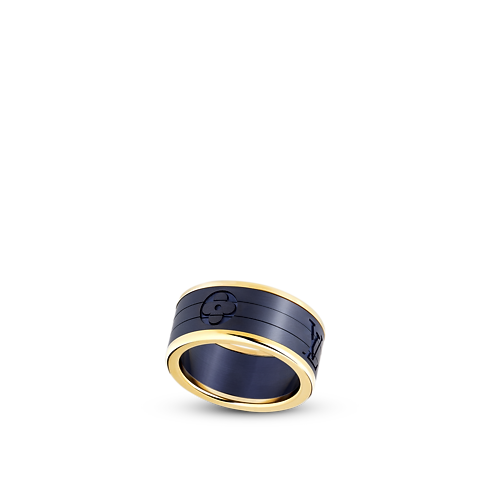 Les Gastons Vuitton Puzzle Ring, Yellow Gold and Titanium in Jewellery's Categories Rings collections by Louis Vuitton (Product zoom)