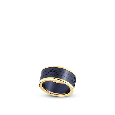 Les Gastons Vuitton Puzzle Ring, Yellow Gold and Titanium in Jewellery's Categories Rings collections by Louis Vuitton (Product zoom)