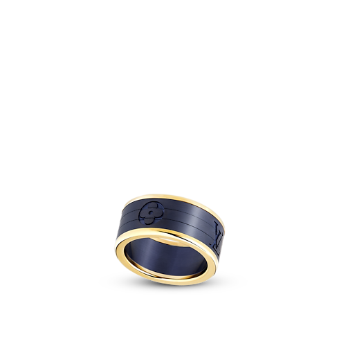 Les Gastons Vuitton Puzzle Ring, Yellow Gold and Titanium in Jewellery's Categories Rings collections by Louis Vuitton (Product zoom)