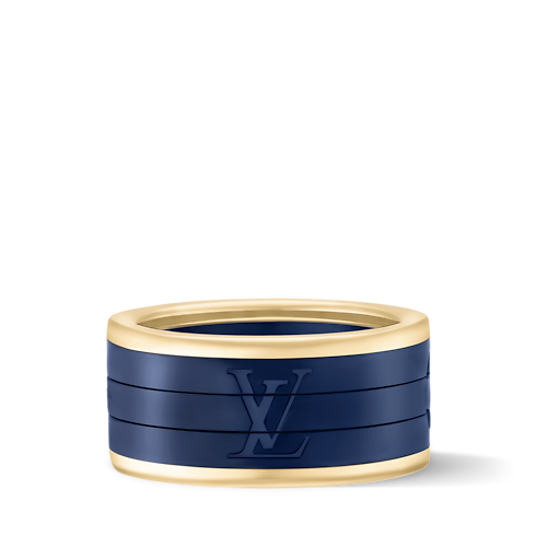Les Gastons Vuitton Puzzle Ring, Yellow Gold and Titanium in Jewellery's Categories Rings collections by Louis Vuitton (Product zoom)
