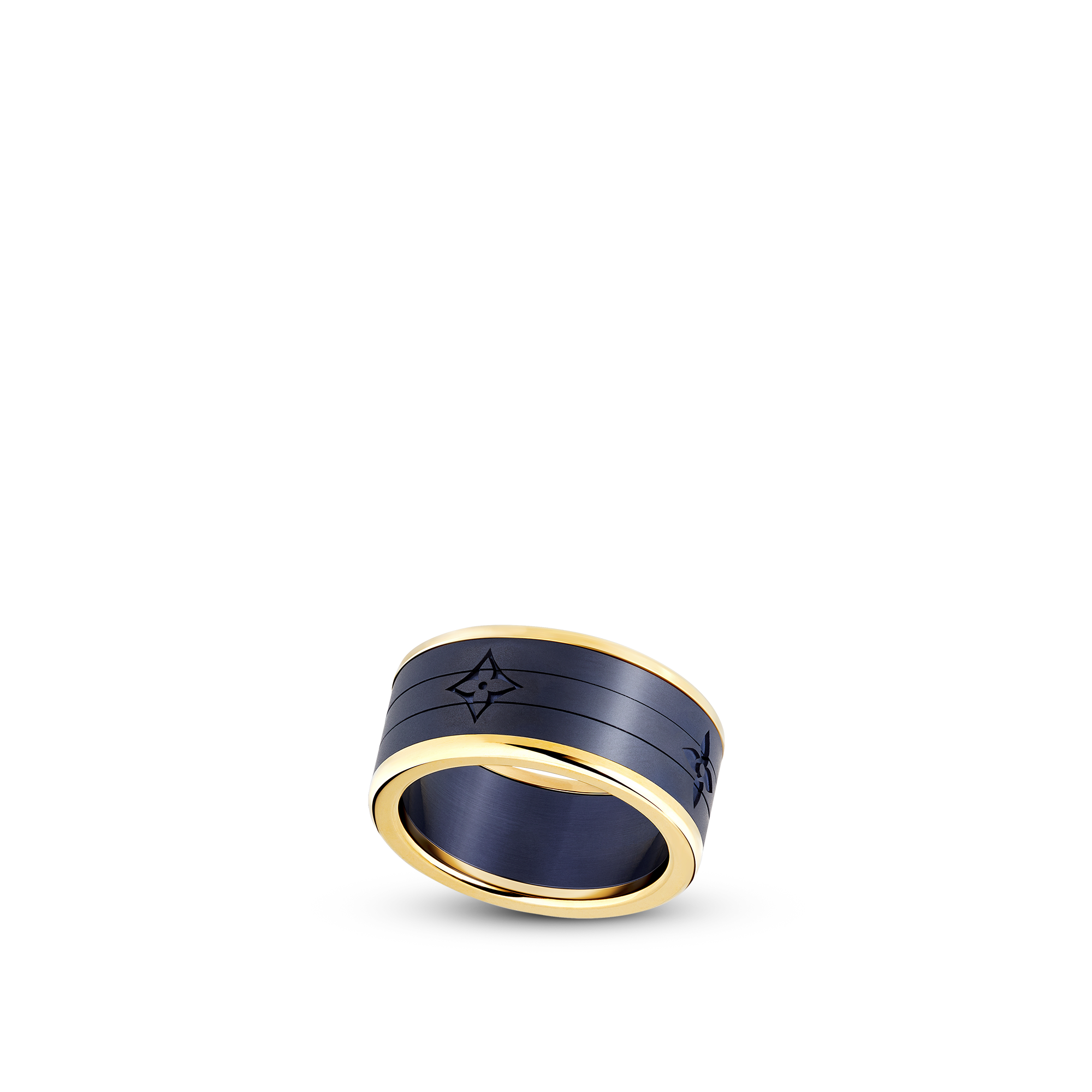 Les Gastons Vuitton Puzzle Ring, Yellow Gold and Titanium  Jewellery Categories Rings | LOUIS VUITTON (Product zoom)