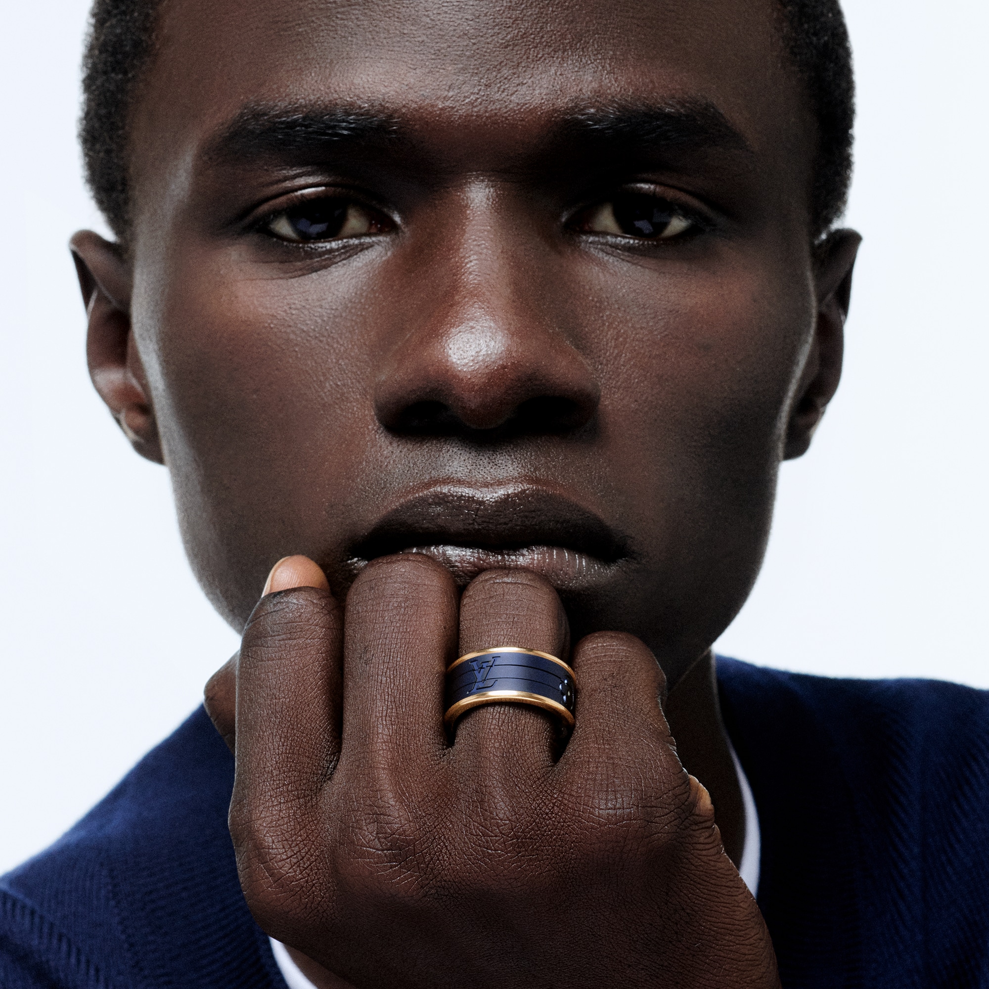 Les Gastons Vuitton Puzzle Ring, Yellow Gold and Titanium  Jewellery Categories Rings | LOUIS VUITTON (Product zoom)