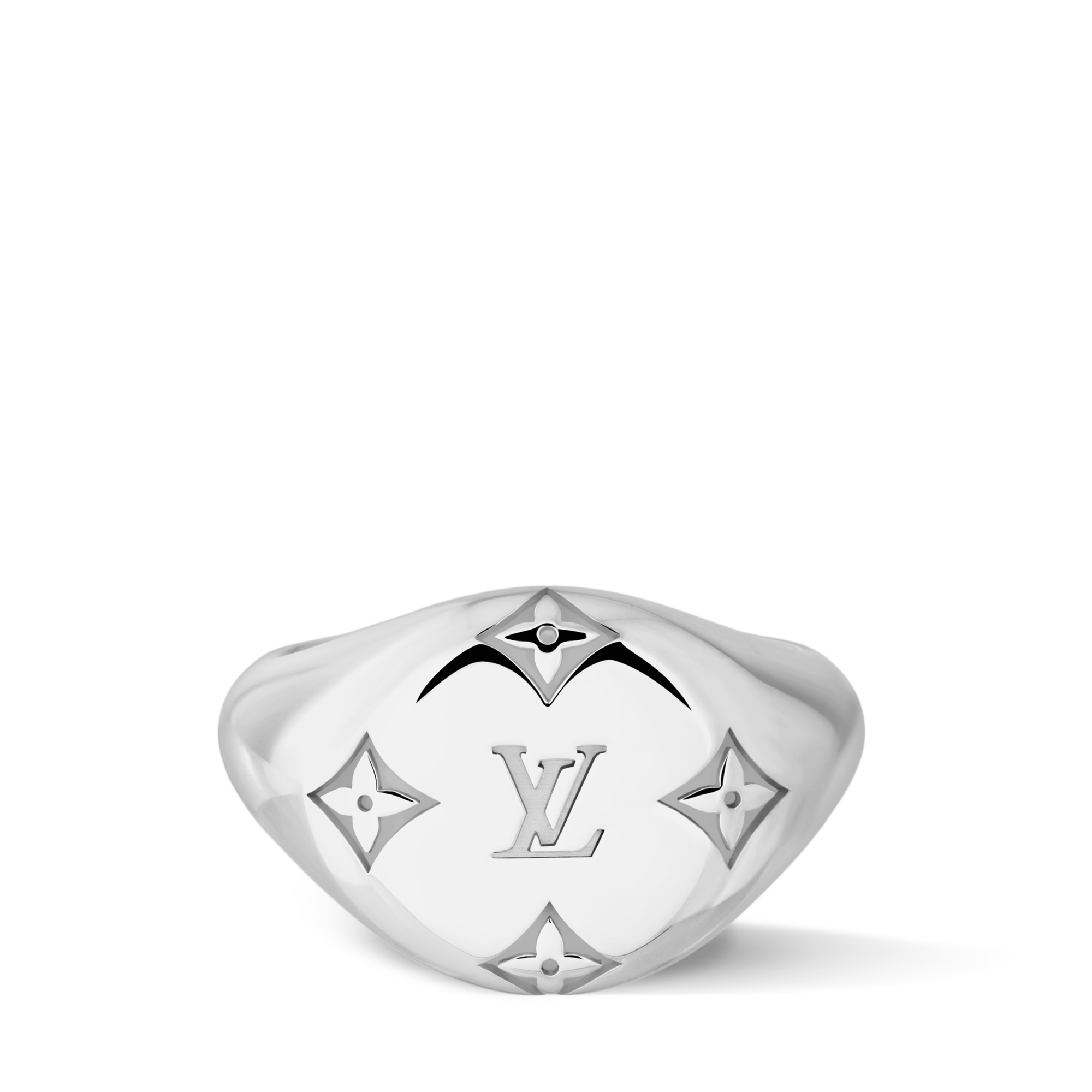 Les Gastons Vuitton Signet Ring, White Gold  in Jewellery