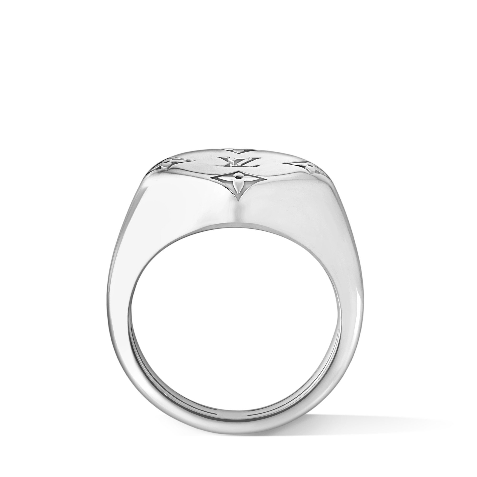 Les Gastons Vuitton Signet Ring, White Gold  in Jewellery