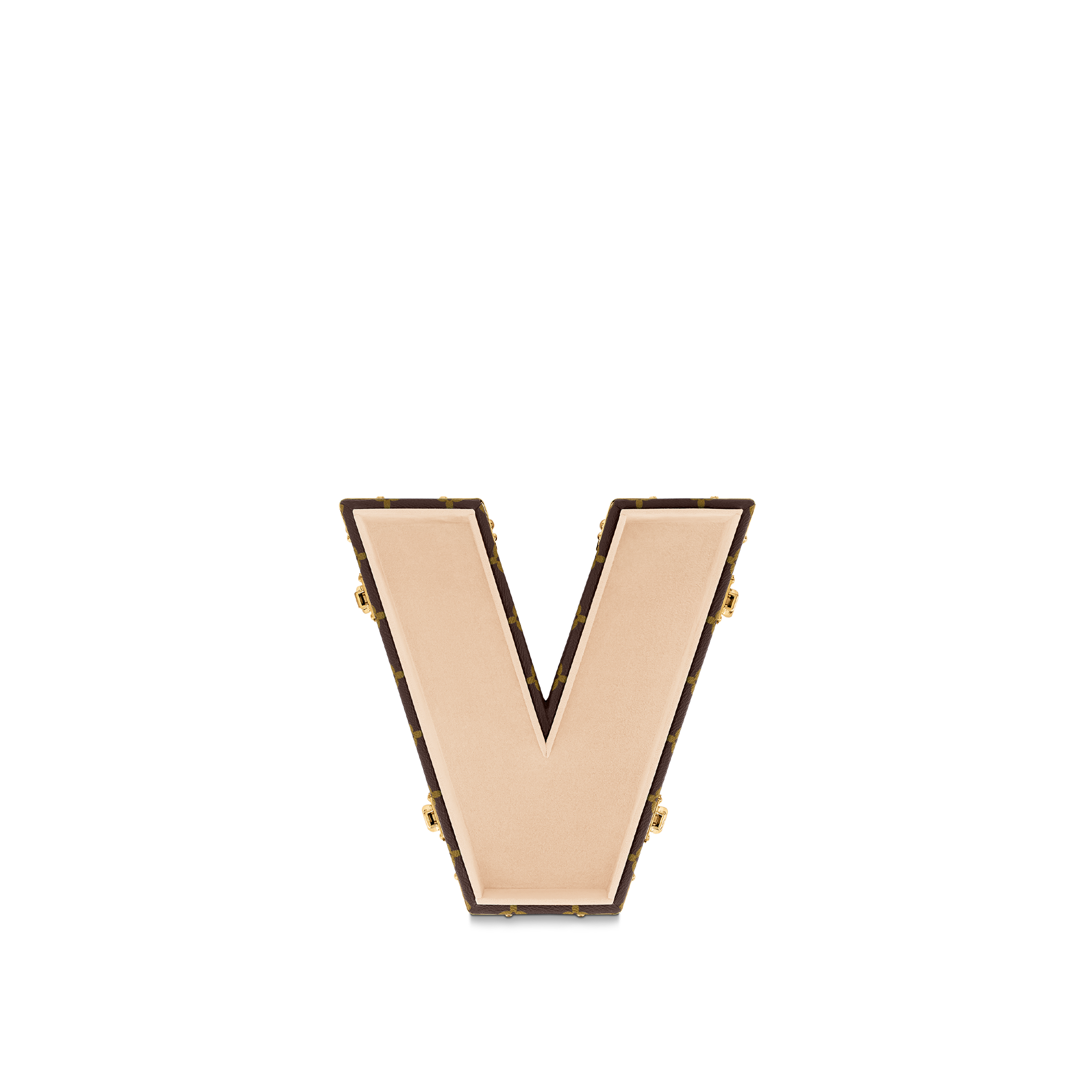 Letter Trunk V Monogram in Les Extraordinaires
