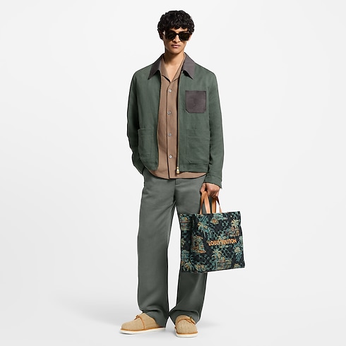 Light Linen Workwear Jacket in Men's Ready-to-Wear Outerwear and Coats collections by Louis Vuitton (Product zoom)