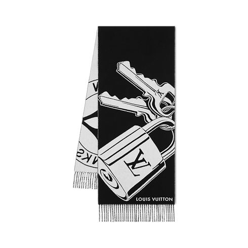 Lock And Keys Scarf . in Women's Accessories Women's Scarves collections by Louis Vuitton (Product zoom)