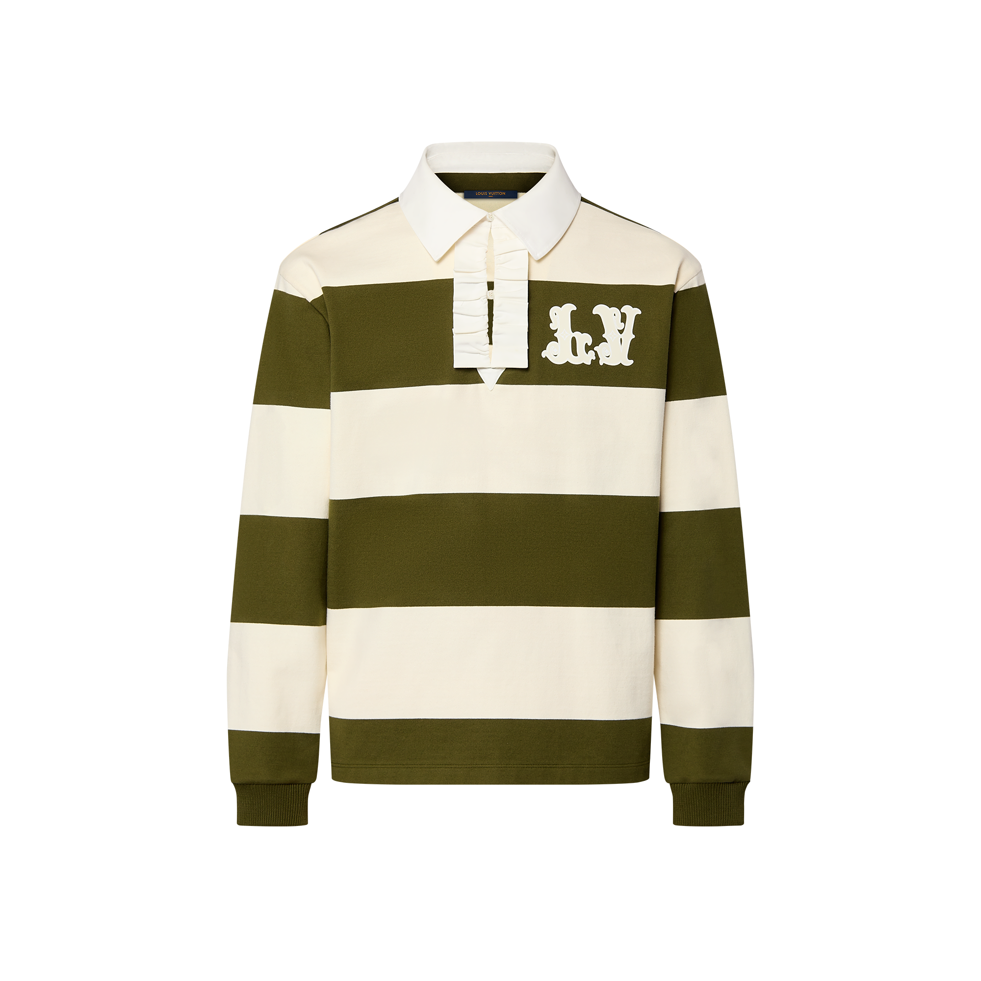 Long-Sleeved Cotton Rugby Polo  in Men