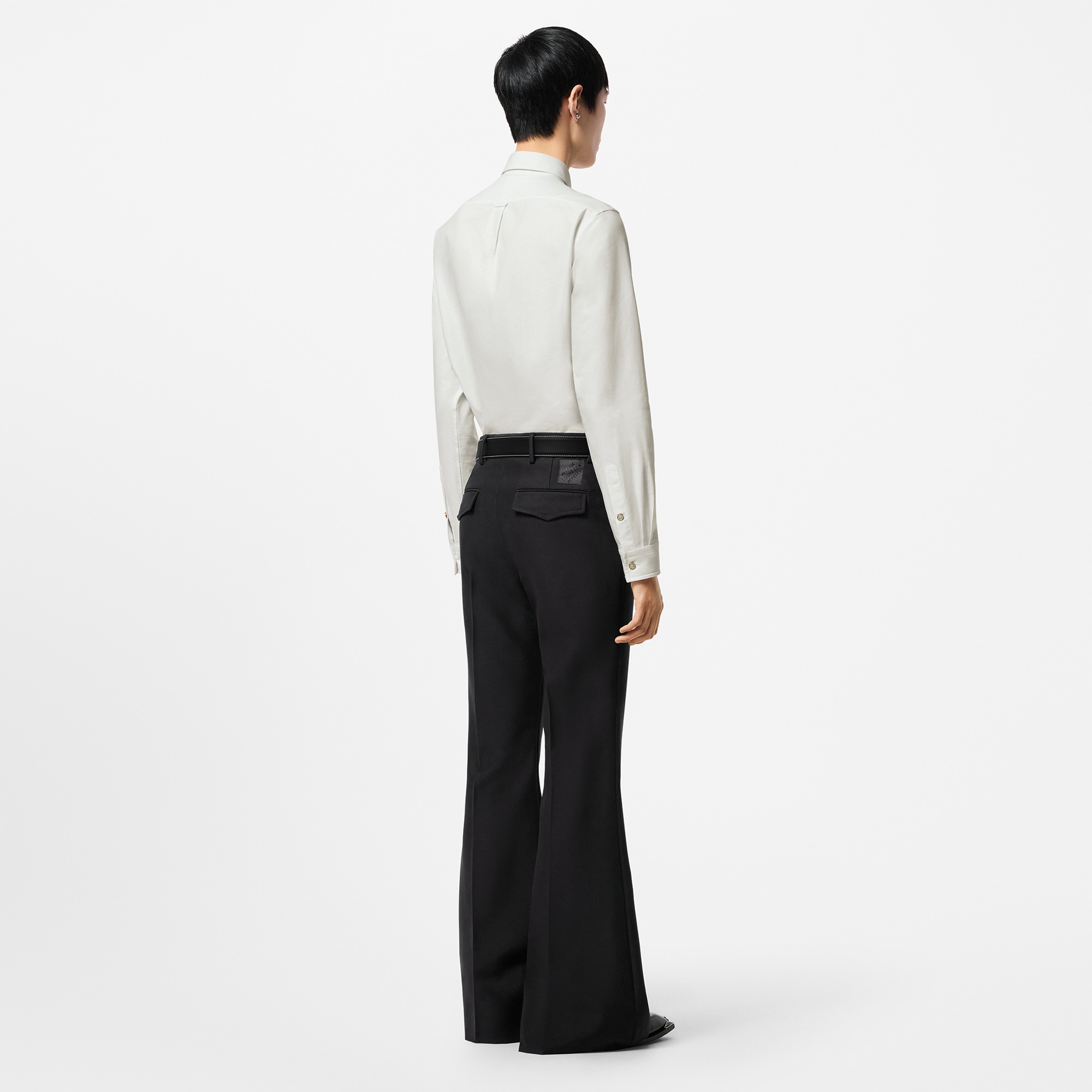 Long-Sleeved Cotton Shirt  in Men