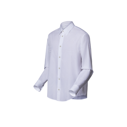 Long-Sleeved Cotton Shirt in Men's Ready-to-Wear Shirts collections by Louis Vuitton (Product zoom)