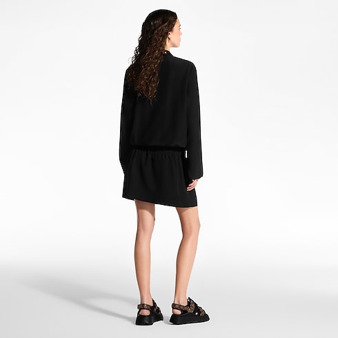 Long-Sleeved Lavallière Dress in Women's Ready-to-Wear Dresses collections by Louis Vuitton (Product zoom)