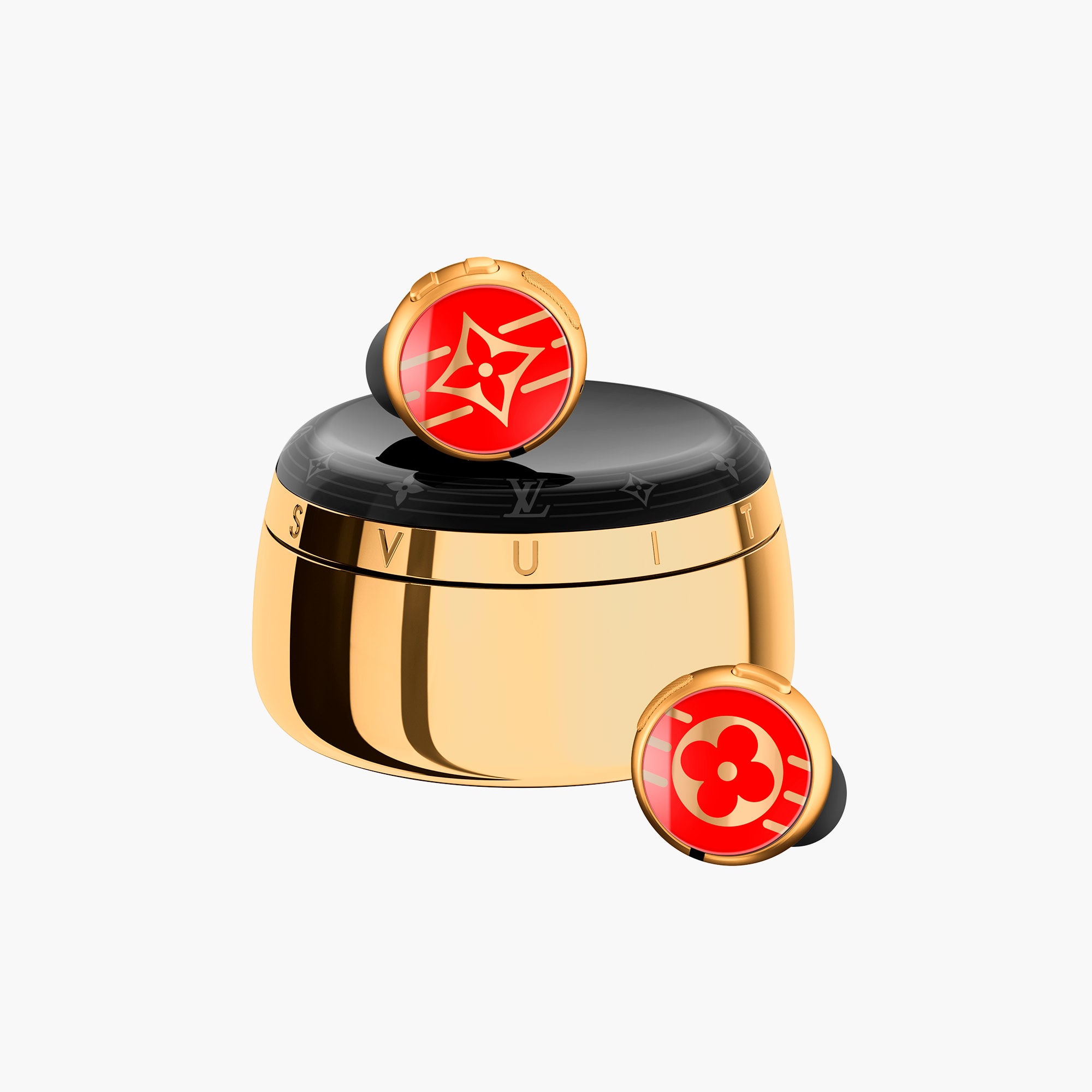 Louis Vuitton Horizon Light Up Earphones Red High-Tech Objects