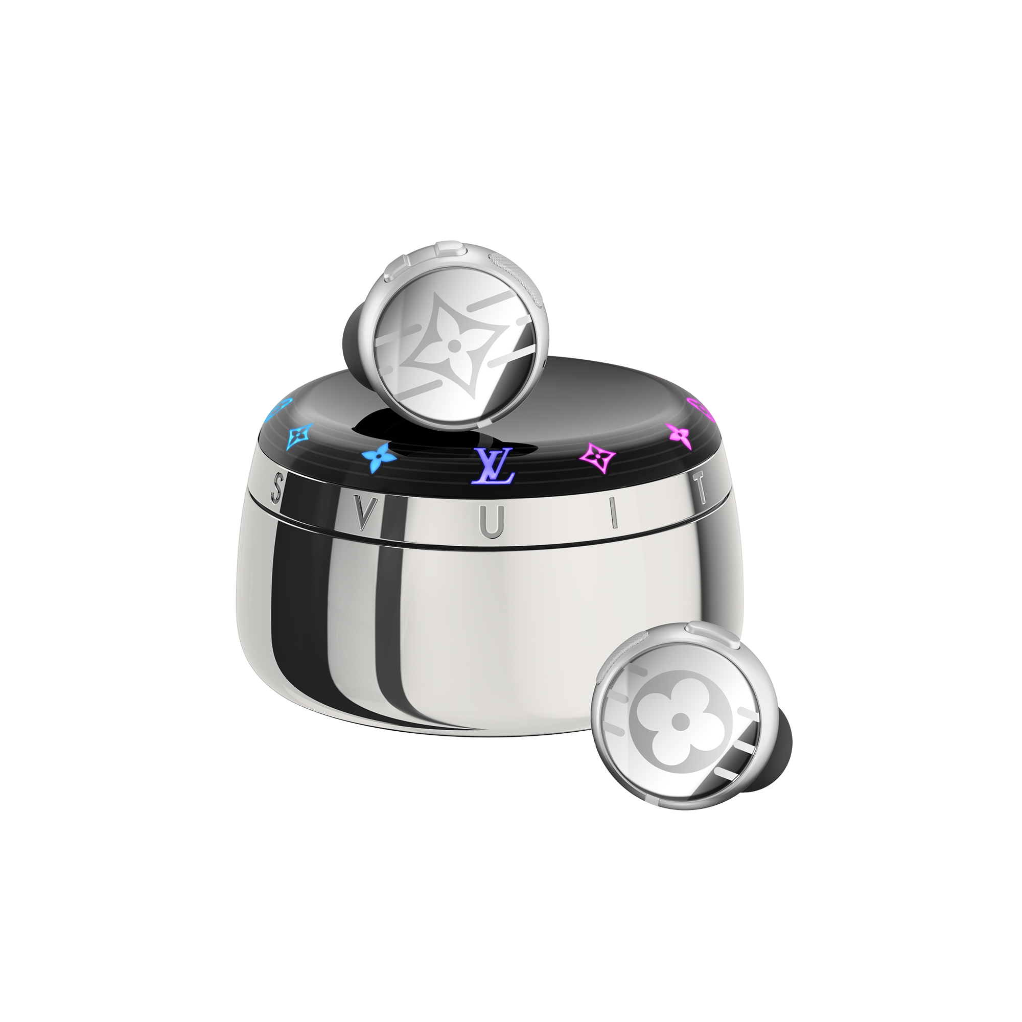 Louis Vuitton Horizon Light Up Earphones - Silver  in Trunks, Travel and Home