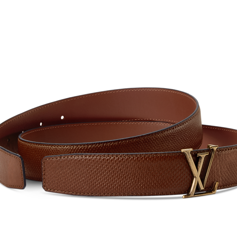 LV Atelier Karung 35mm Reversible Belt Crocodilien Mat in Men's Accessories Men's Belts collections by Louis Vuitton (Product zoom)