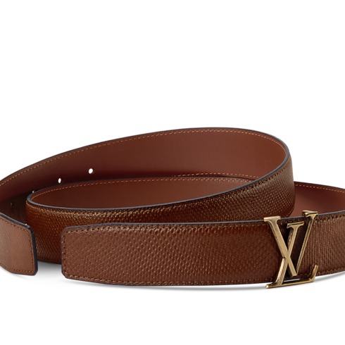 LV Atelier Karung 35mm Reversible Belt in Men's Accessories Men's Belts collections by Louis Vuitton (Product zoom)