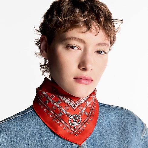 LV Bandana Square 55 . in Women's Accessories Silk Squares and Bandeaus collections by Louis Vuitton (Product zoom)