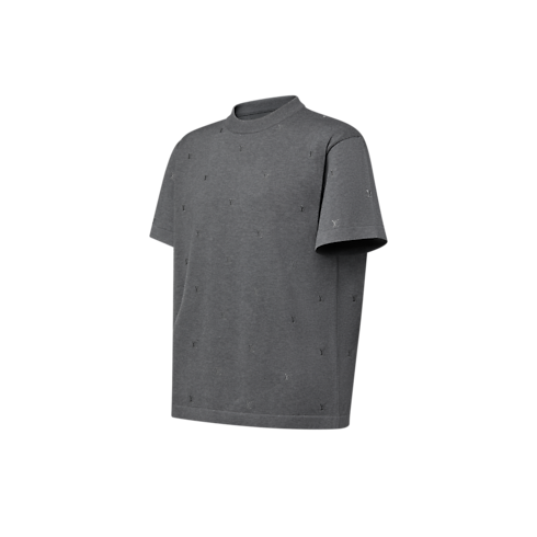 LV Blason Embroidered Short-Sleeved Crewneck in Men's Ready-to-Wear Knitwear and Sweatshirts collections by Louis Vuitton (Product zoom)